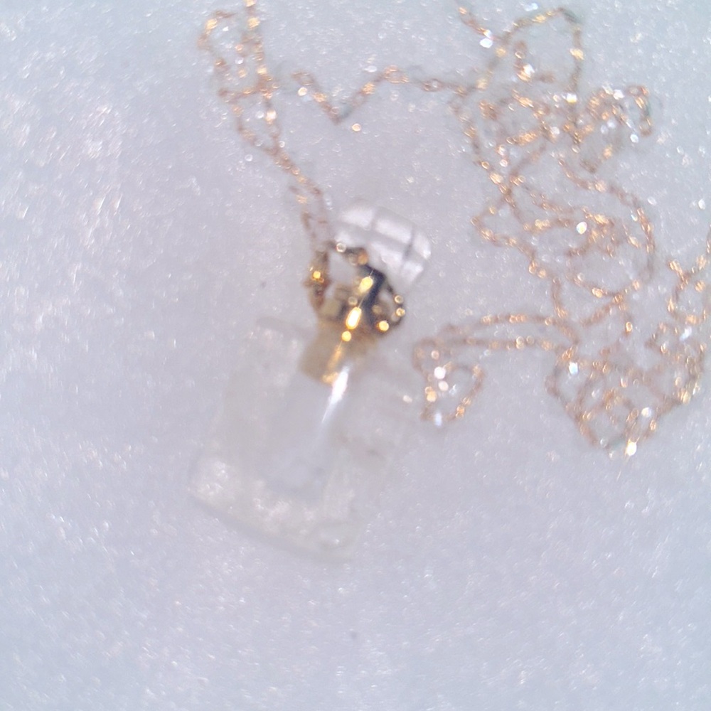 COPY - Boho hippie Quartz Crystal Perfume Bottle 30” Necklace - Picture 1 of 6